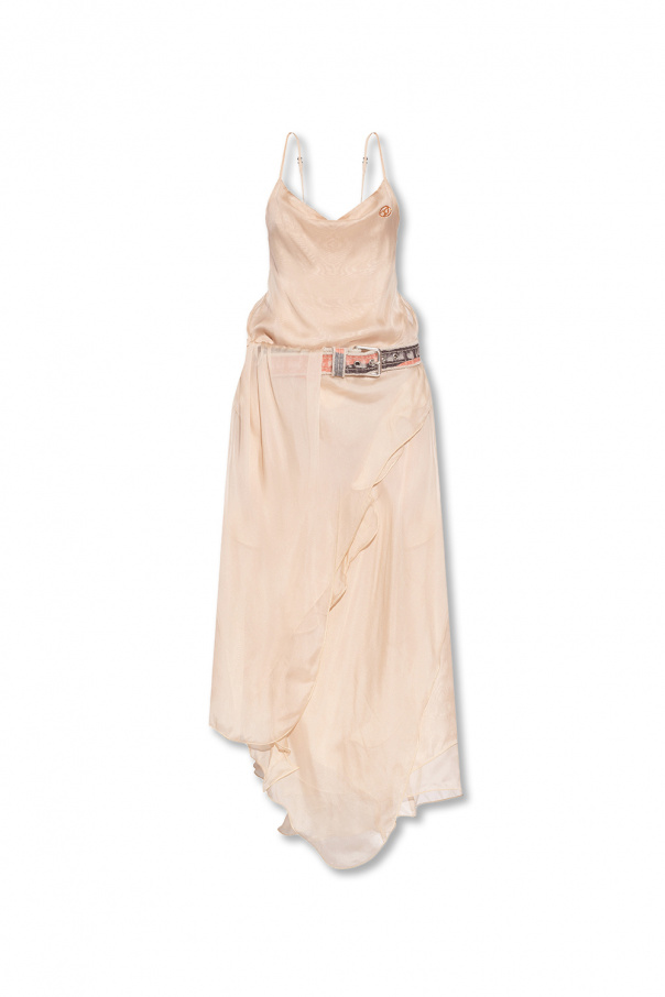 Diesel ‘D-Claes’ belted silk dress