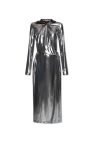Diesel SILVER ‘D-FANZY-N1’ hoodie dress