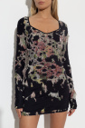 Diesel MULTICOLOUR Dress with raw finish D-FLOCI A17033