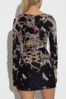 Diesel MULTICOLOUR Dress with raw finish D-FLOCI A17033