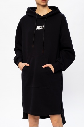 Diesel Long hoodie with logo
