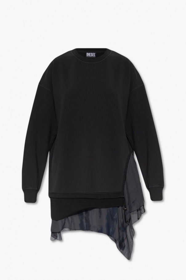 Diesel ‘D-ROLLY’ patchwork sweatshirt