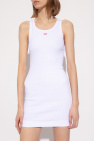 Diesel WHITE ‘D-Tank’ sleeveless dress