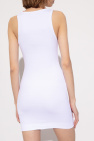 Diesel WHITE ‘D-Tank’ sleeveless dress