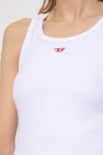 Diesel WHITE ‘D-Tank’ sleeveless dress