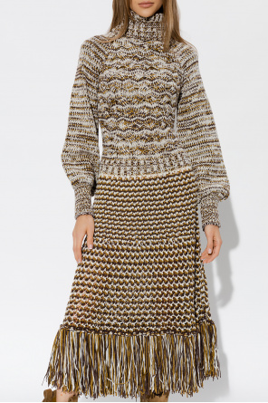 Etro sequin-embellished pencil dress