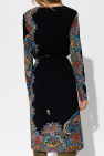 Etro Patterned dress with belt