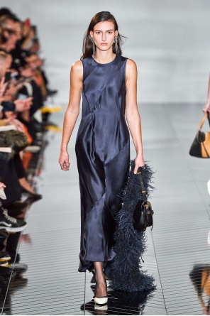 Loewe Asymmetrical dress with cut-out