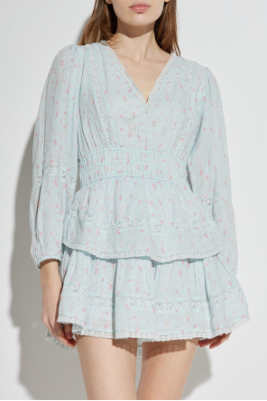 LoveShackFancy Vestido `Rosamina`
