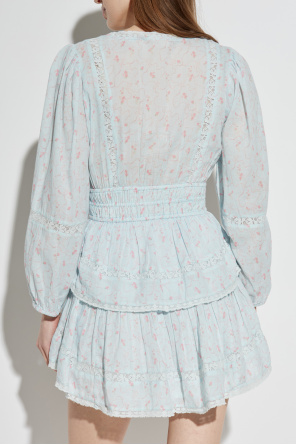 LoveShackFancy Vestido `Rosamina`