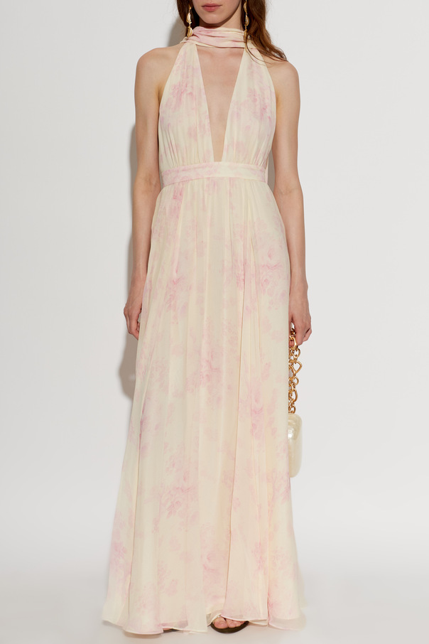 LoveShackFancy Silk dress ‘Lilah’