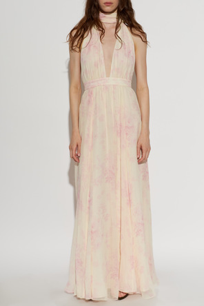 LoveShackFancy Silk dress ‘Lilah’