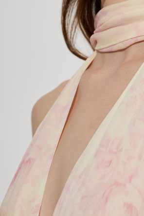 LoveShackFancy Silk dress ‘Lilah’