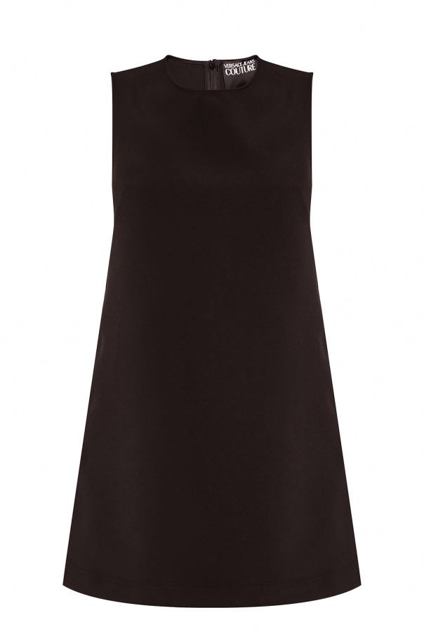 Alexander McQueen curved-hem cashmere knitted dress Sleeveless dress