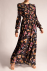 Versace Jeans Couture MULTICOLOUR Long-sleeve dress with Baroque print
