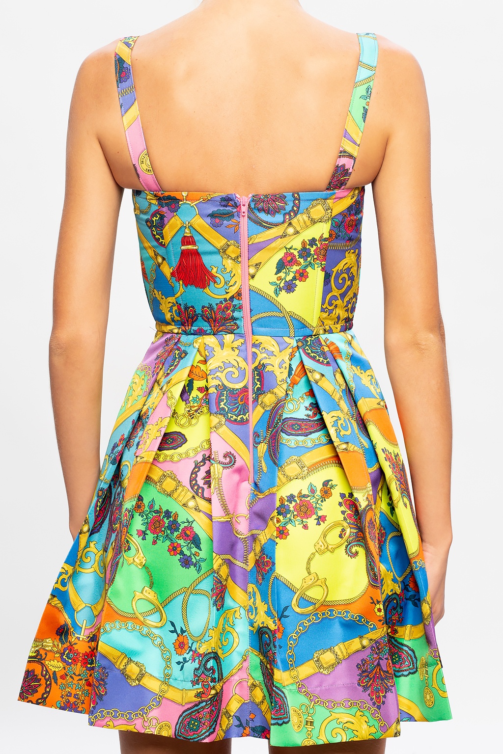 versace colorful dress