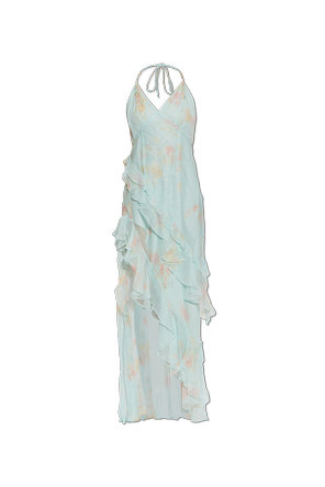‘Vailo’ silk dress