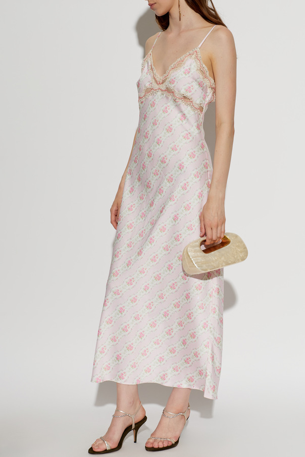 LoveShackFancy Vestido ‘Idris’ con aplicaciones cosidas
