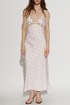 LoveShackFancy Vestido ‘Idris’ con aplicaciones cosidas