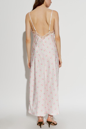 LoveShackFancy Vestido ‘Idris’ con aplicaciones cosidas