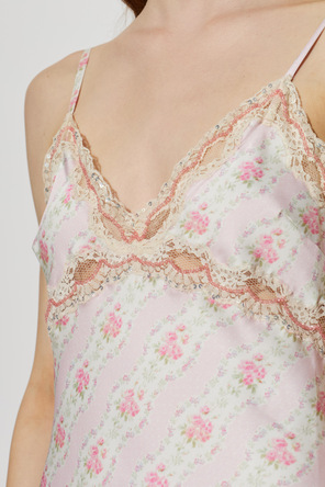 LoveShackFancy Vestido ‘Idris’ con aplicaciones cosidas