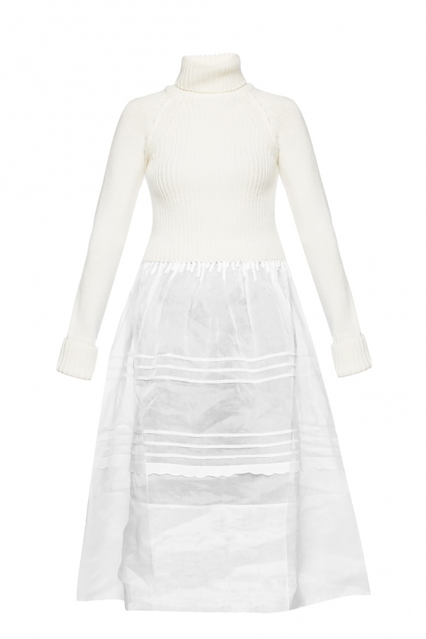 Loewe Two-layered turtleneck dress