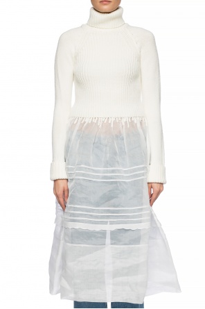 Loewe Two-layered turtleneck dress