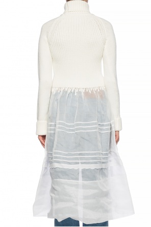 Loewe Two-layered turtleneck dress