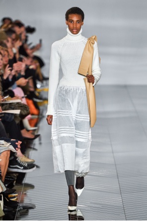 Loewe Two-layered turtleneck dress