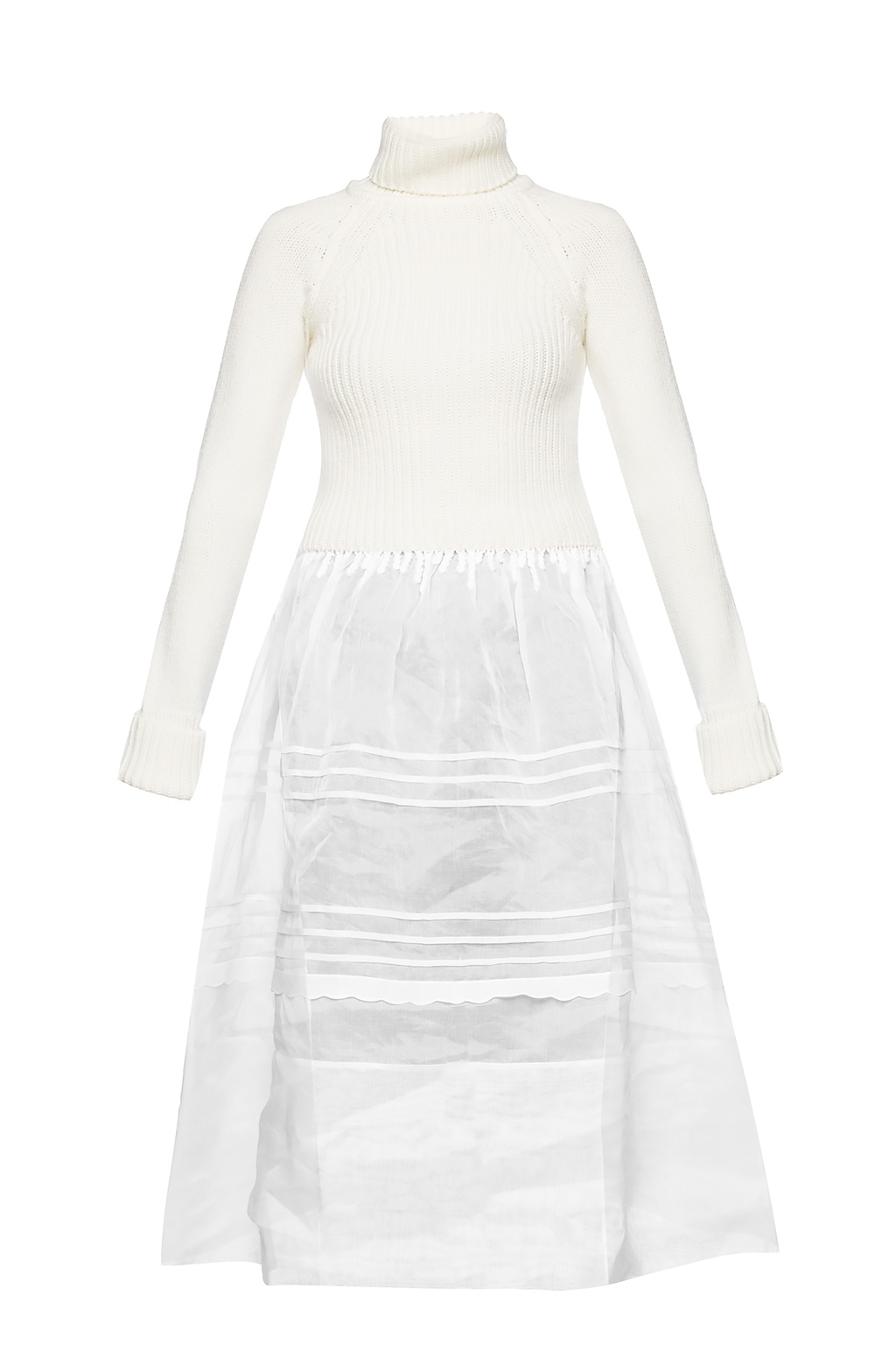 Loewe Two-layered turtleneck dress