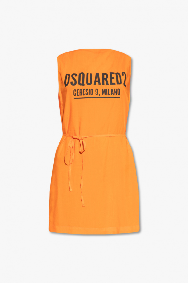 Dsquared2 Beach dress with logo