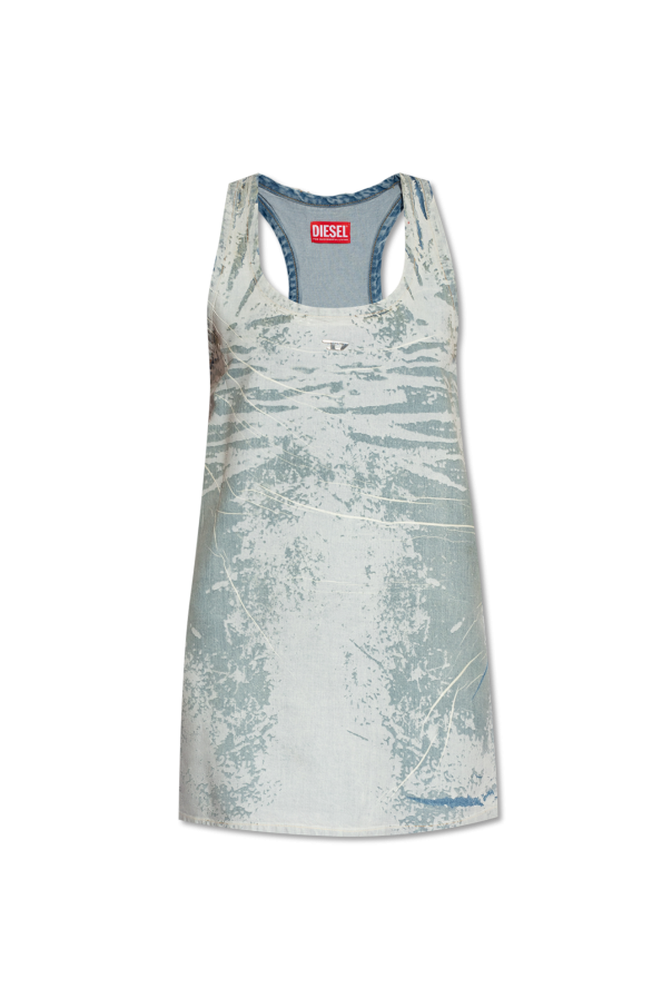 Diesel ‘DE-PURVA-FSE’ sleeveless denim dress
