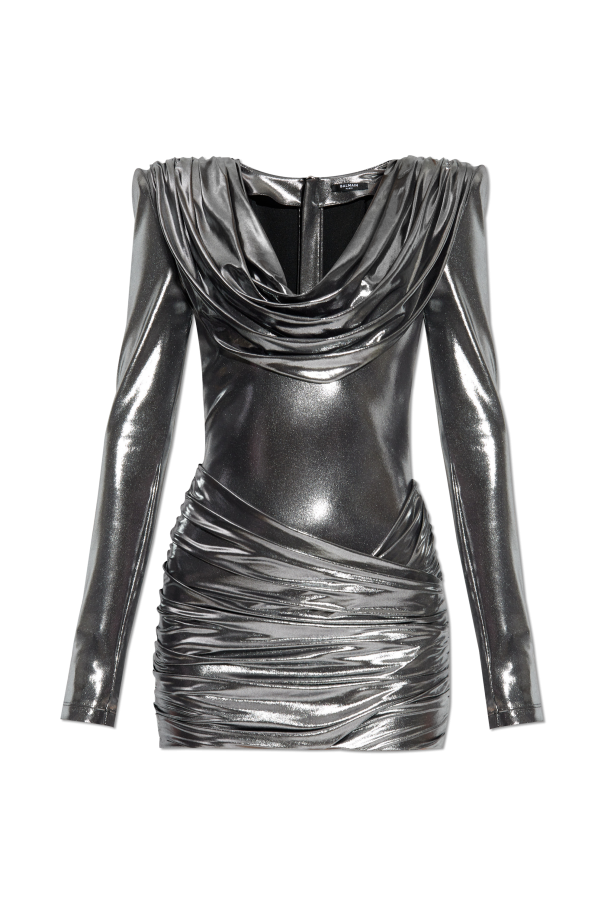 Balmain Metallic dress
