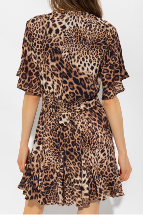 AllSaints ‘Dina Evita’ dress with leopard print