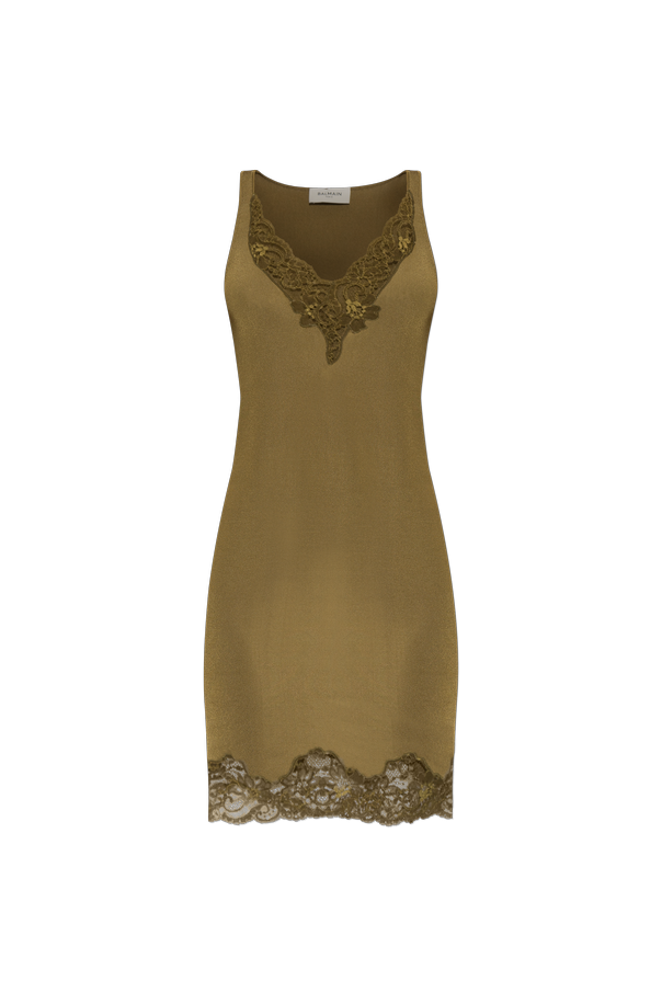 Dress with lace trim od Balmain