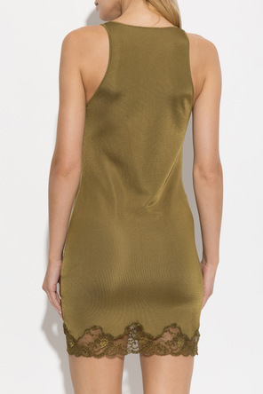 Balmain Vestido com acabamento em renda