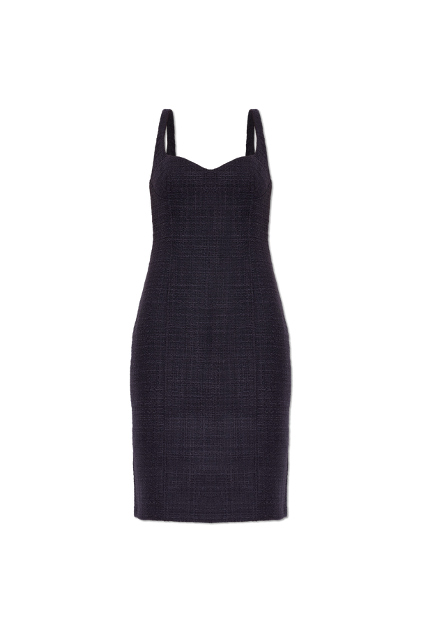 Fitted tweed dress od Balmain