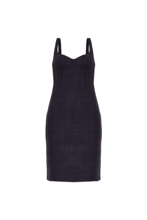 Fitted tweed dress