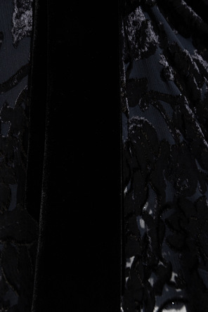 Balmain Vestido com fio de lurex