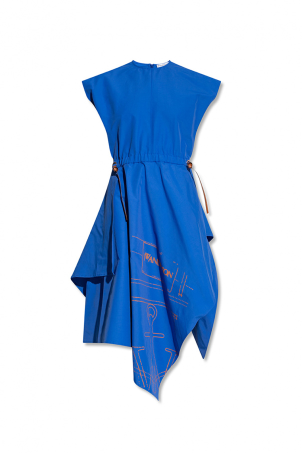 JW Anderson marine dress with logo