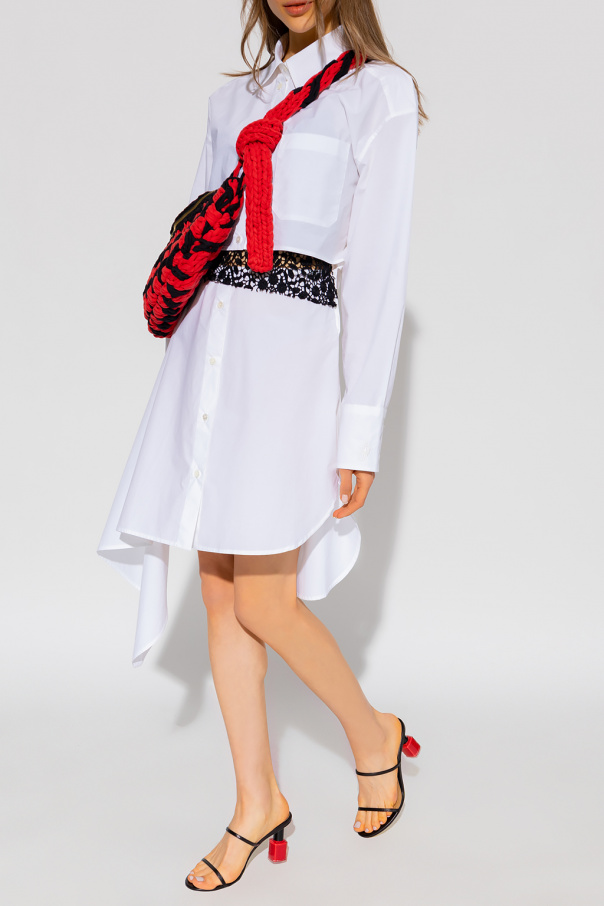 JW Anderson PRINTED COTTON MUSLIN DRESS