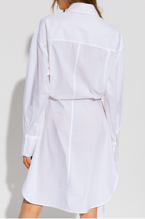 JW Anderson PRINTED COTTON MUSLIN DRESS