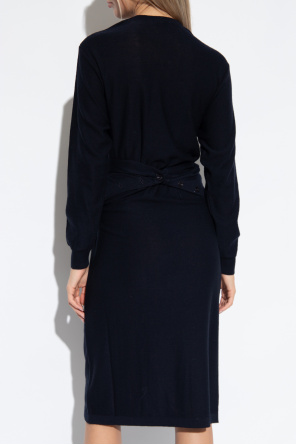 Lemaire rollneck knitted midi dress