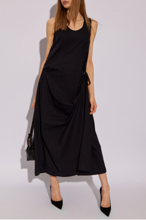 Sleeveless dress with tie details od Lemaire