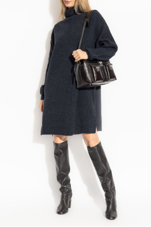 Wool dress with turtleneck od Lemaire