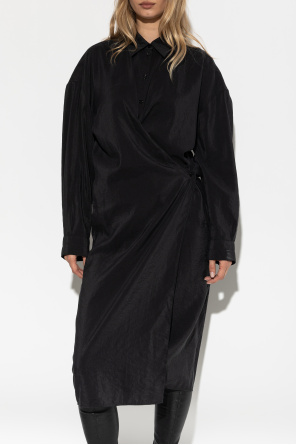 Lemaire Sukienka z kopertowym zapięciem