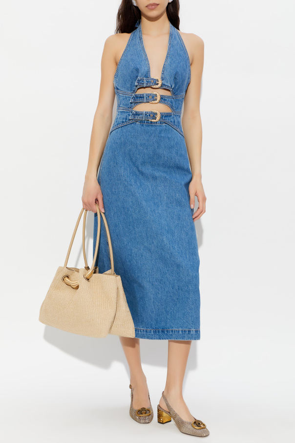 Cult Gaia "Estelle" denim dress