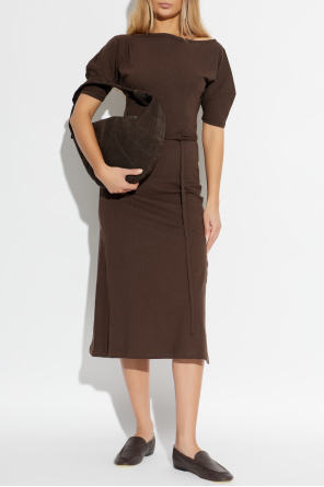 Baumwollkleid mit kurzen Ärmeln od Lemaire