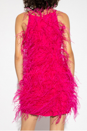 Cult Gaia ‘Shannon’ dress with ostrich feathers