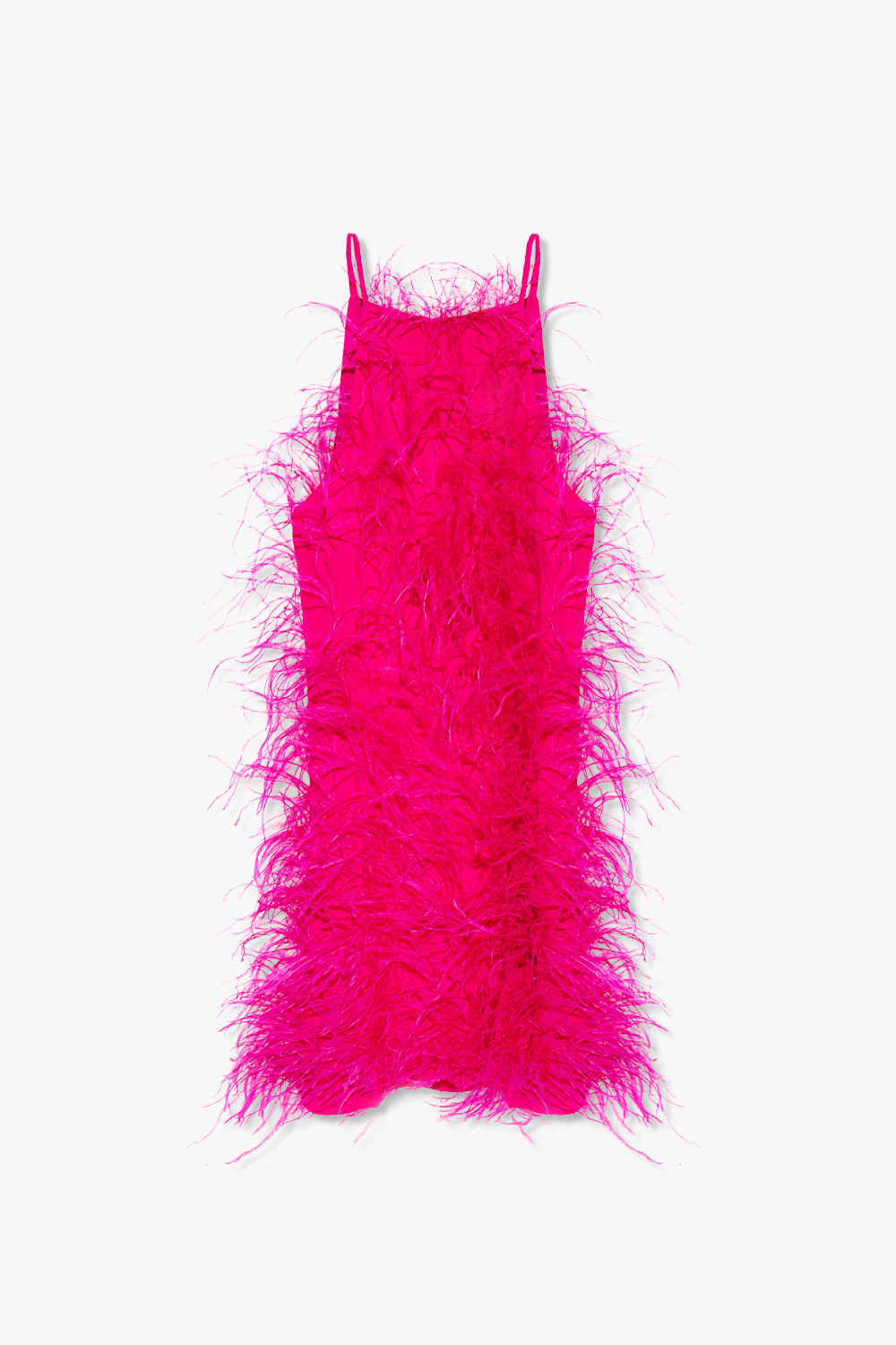 Cult Gaia ‘Shannon’ dress with ostrich feathers